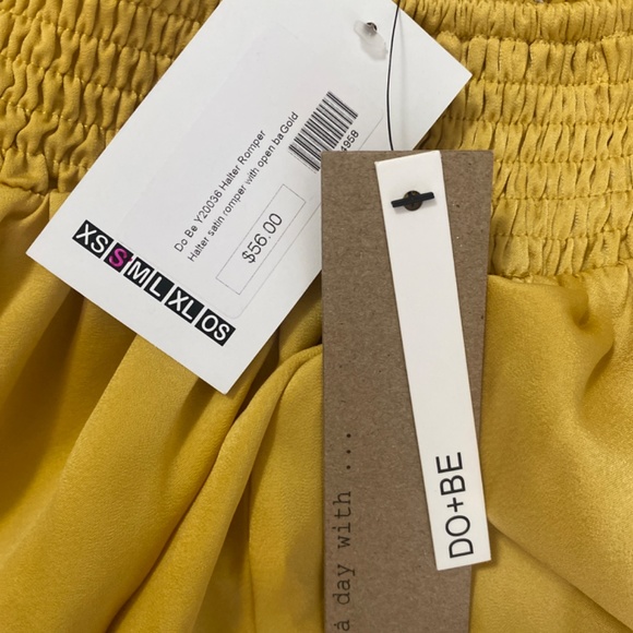 Open back, halter, romper - Picture 6 of 7